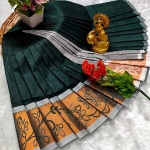 Poonthamil Sarees (3D Embossed Saree)