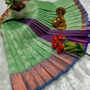 Poonthamil Sarees 3D Embossed Saree