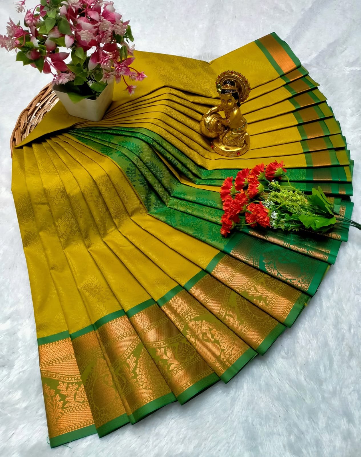 Poonthamil Sarees ( 3D Embossed Saree )