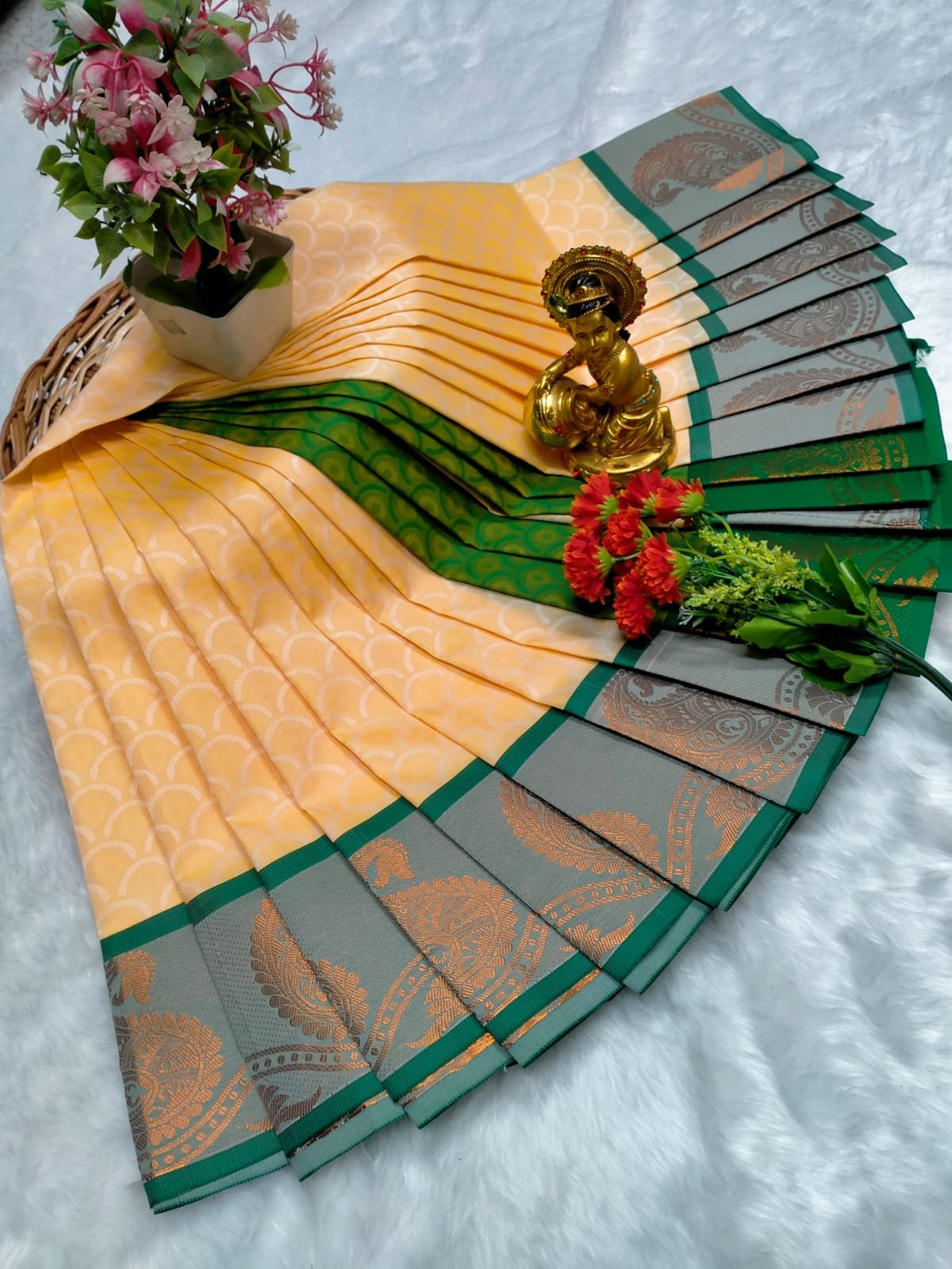 Poonthamil Sarees ( 3D Embossed Saree )