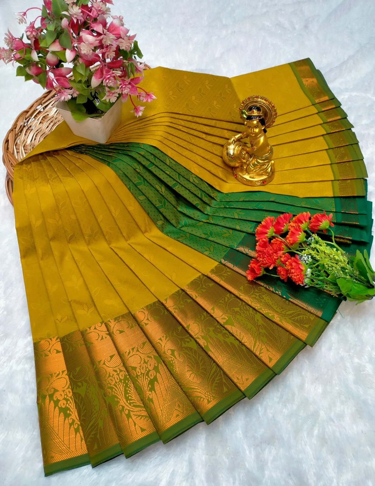 Poonthamil Sarees ( 3D Embossed Saree )