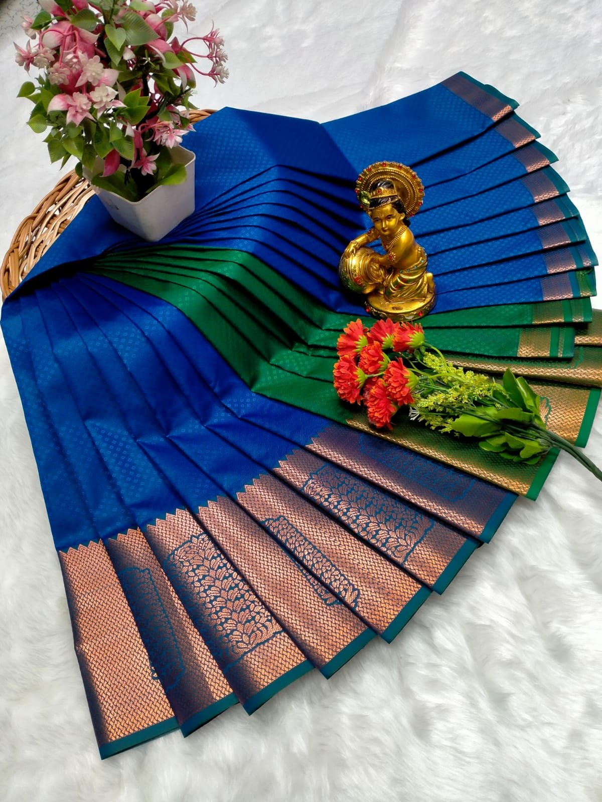 Poonthamil Sarees ( 3D Embossed Saree )